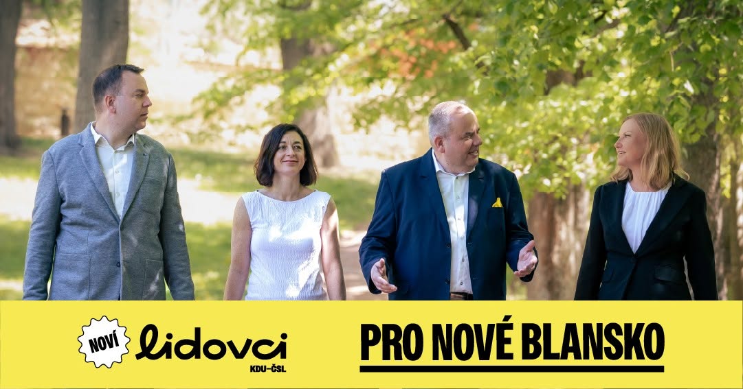 Kandidáti KDU-ČSL Blansko — Noví lidovci pro nové Blansko